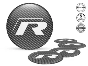 VW Radplaketten Logo Stilvolles Epoxy-Dome
